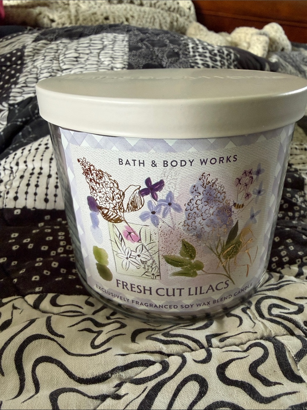 Bath and body works Fresh Cut Lilacs 3 wick candles